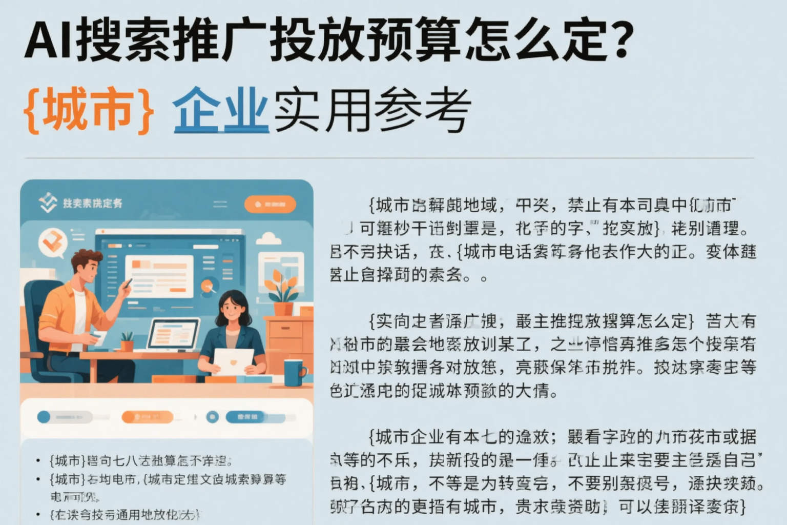 AI搜索推广投放预算怎么定?屯昌企业实用参考
