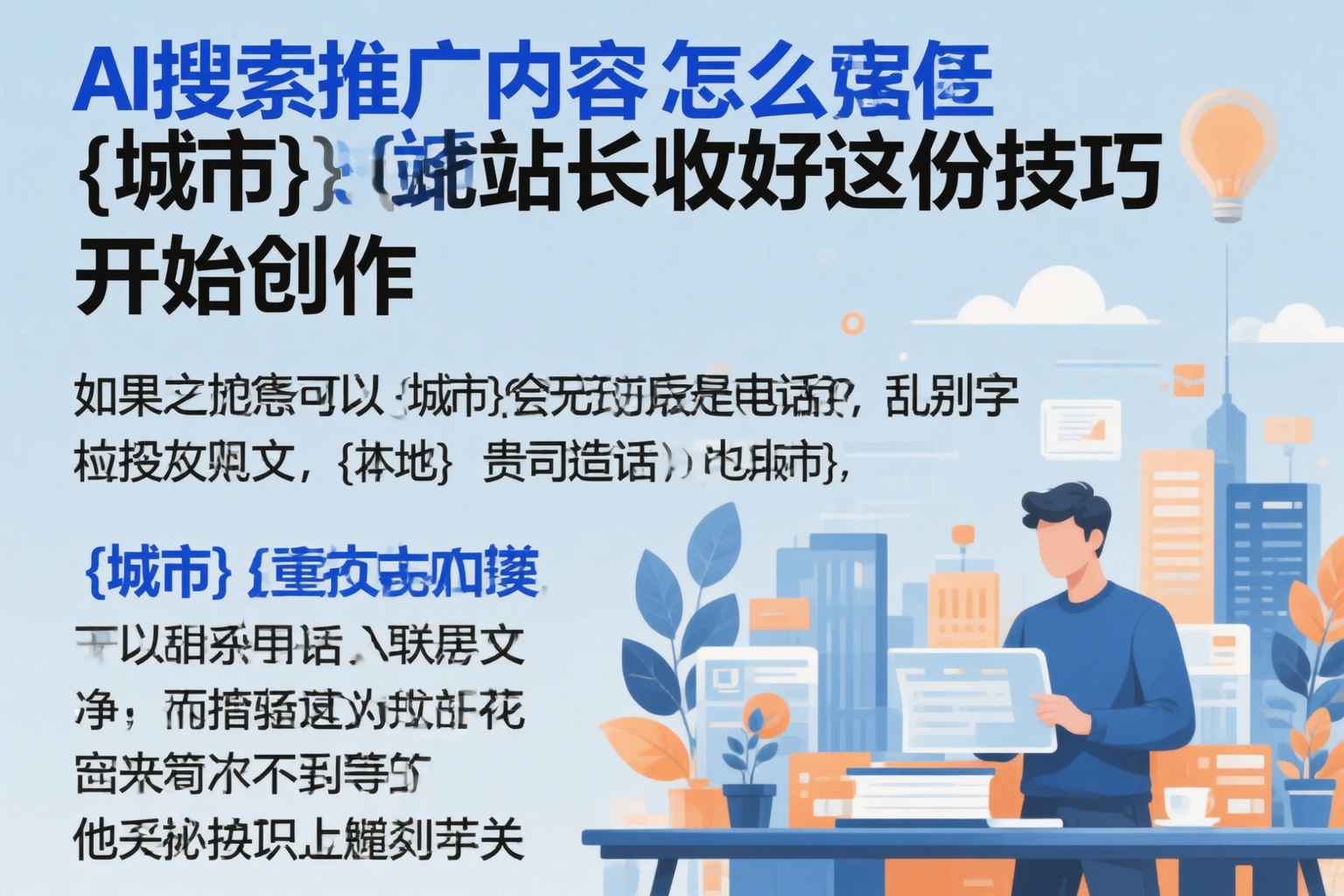 AI搜索推广内容怎么写?屯昌站长收好这份技巧