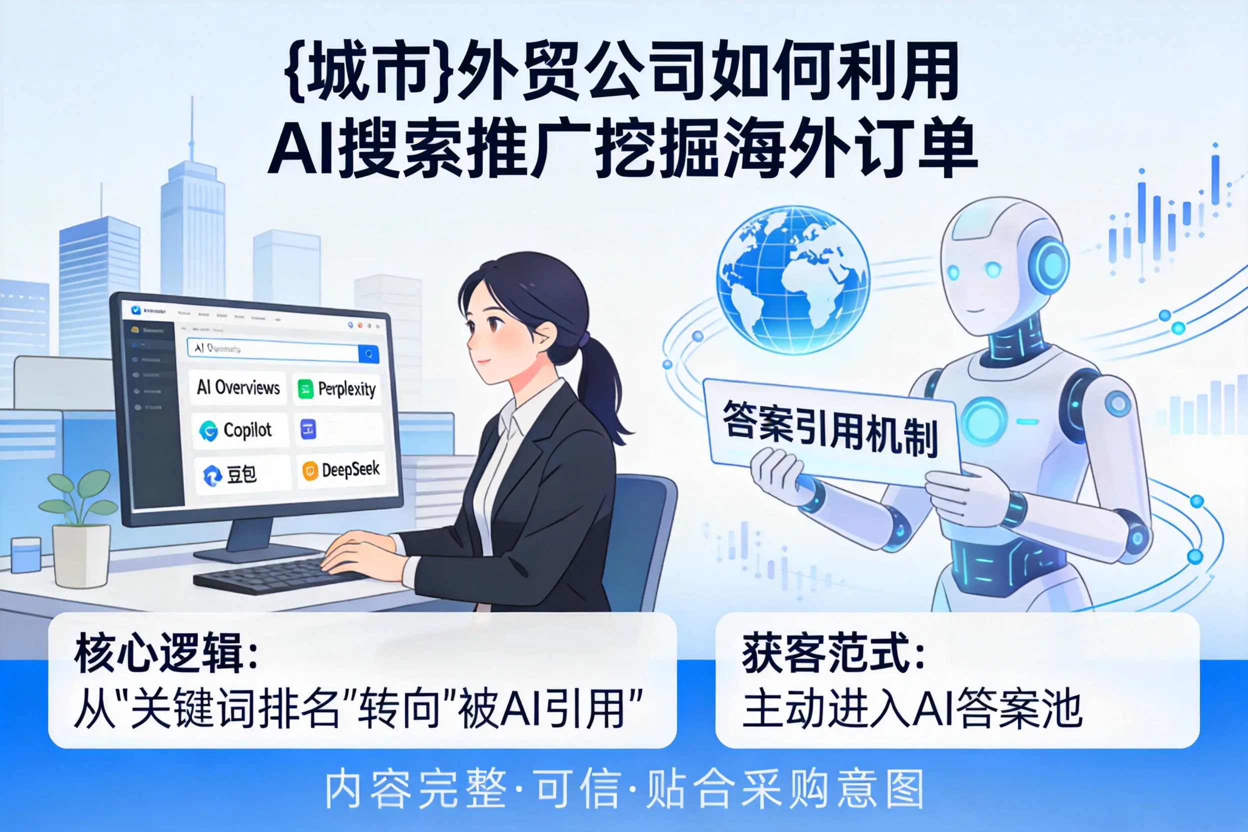 屯昌外贸公司如何利用AI搜索推广挖掘海外订单