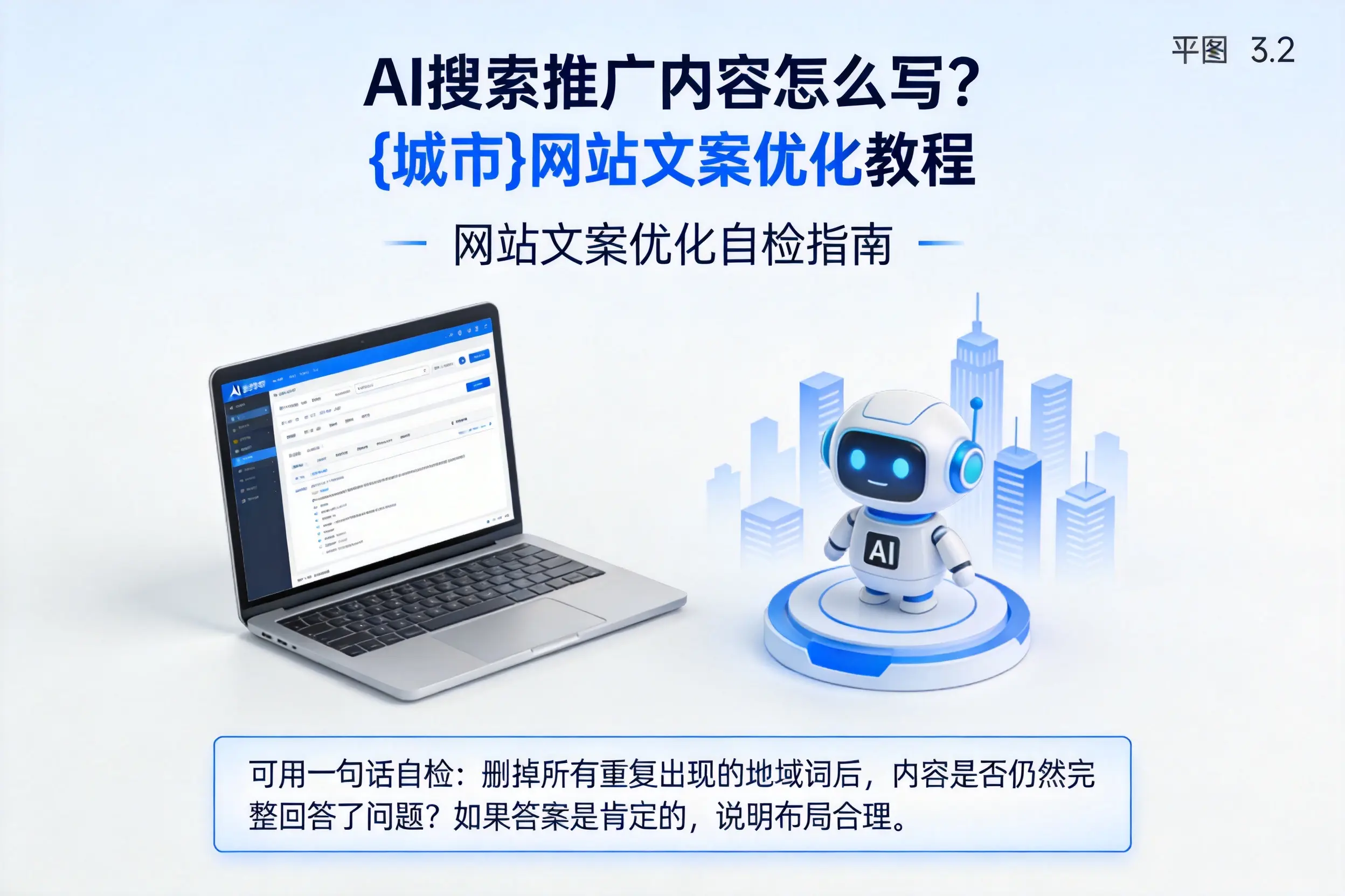 AI搜索推广内容怎么写？屯昌网站文案优化教程