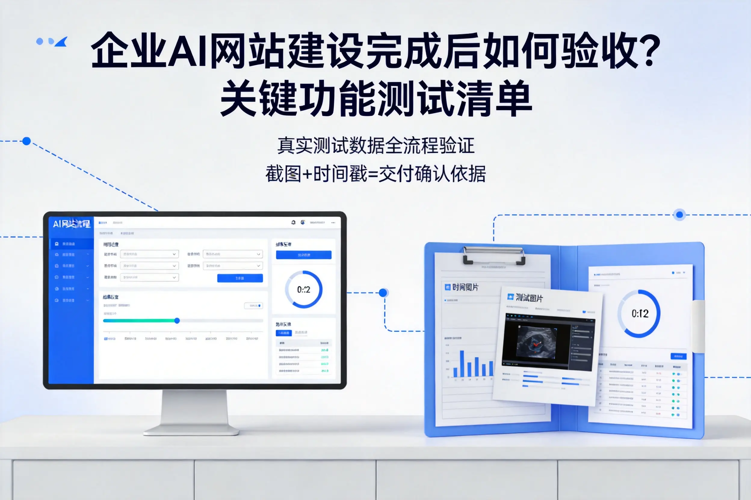 屯昌企业AI网站建设完成后如何验收?关键功能测试清单