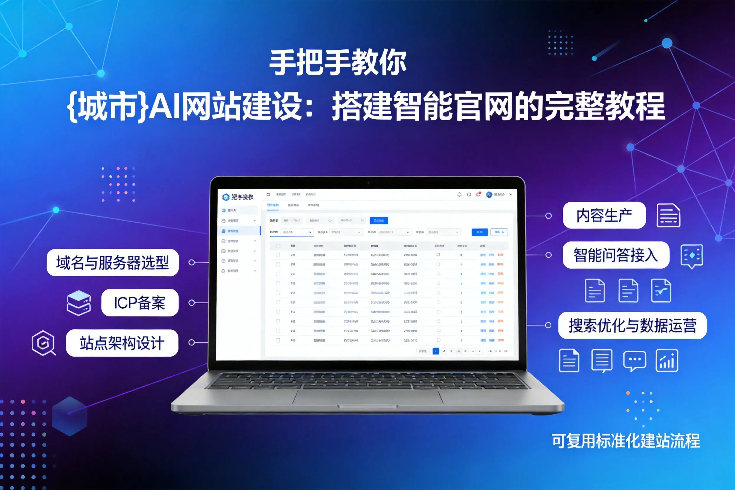 手把手教你屯昌AI网站建设：搭建智能官网的完整教程
