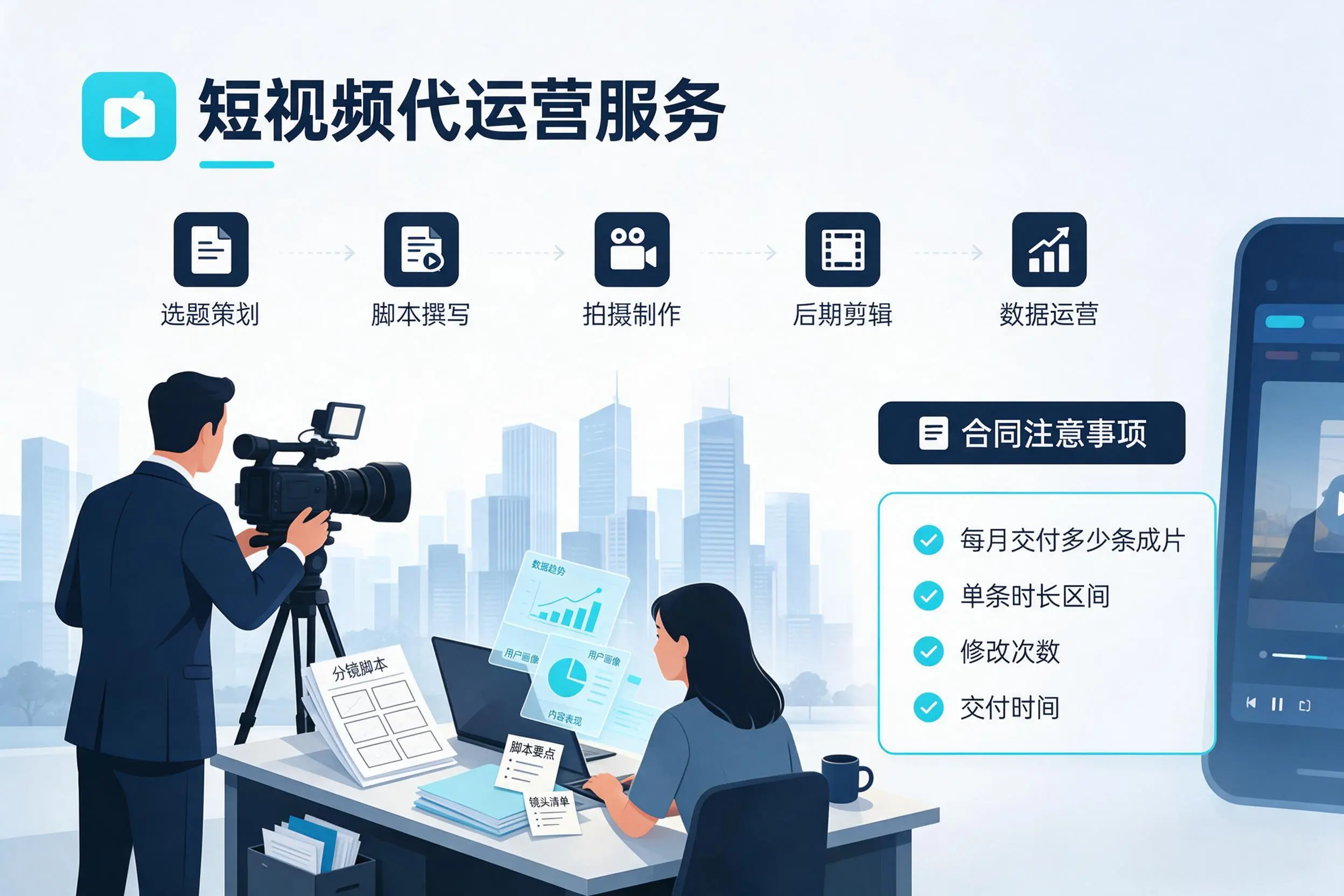 短视频代运营包含哪些服务？屯昌企业常见问题科普