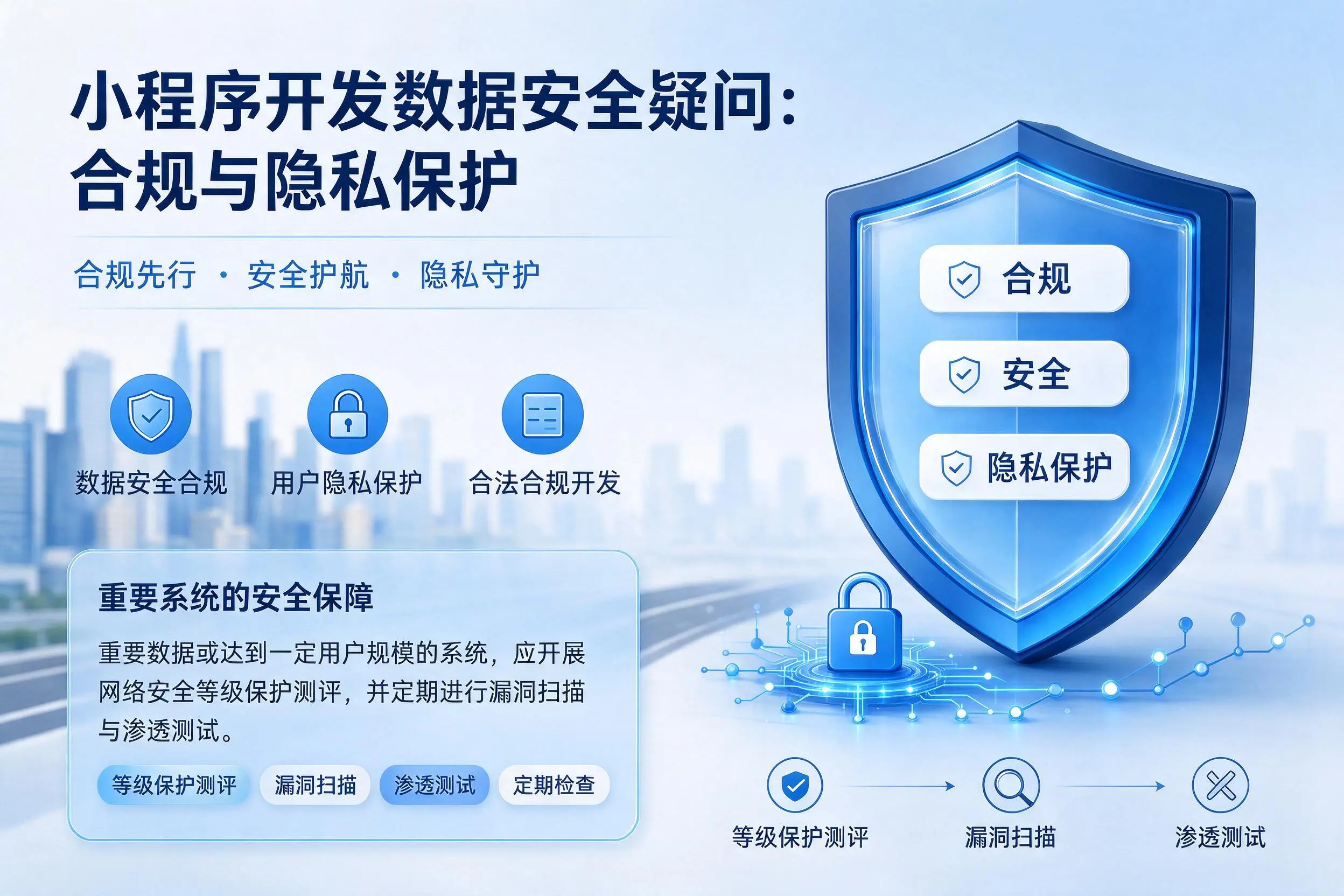 屯昌小程序开发数据安全疑问:合规与隐私保护