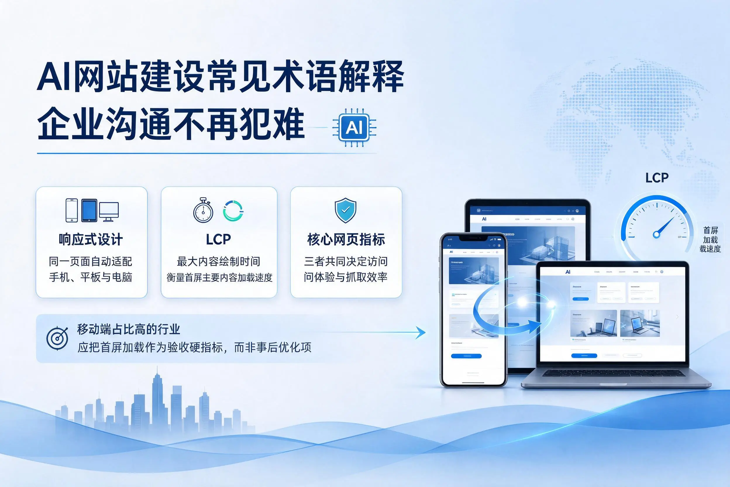 AI网站建设常见术语解释，屯昌企业沟通不再犯难