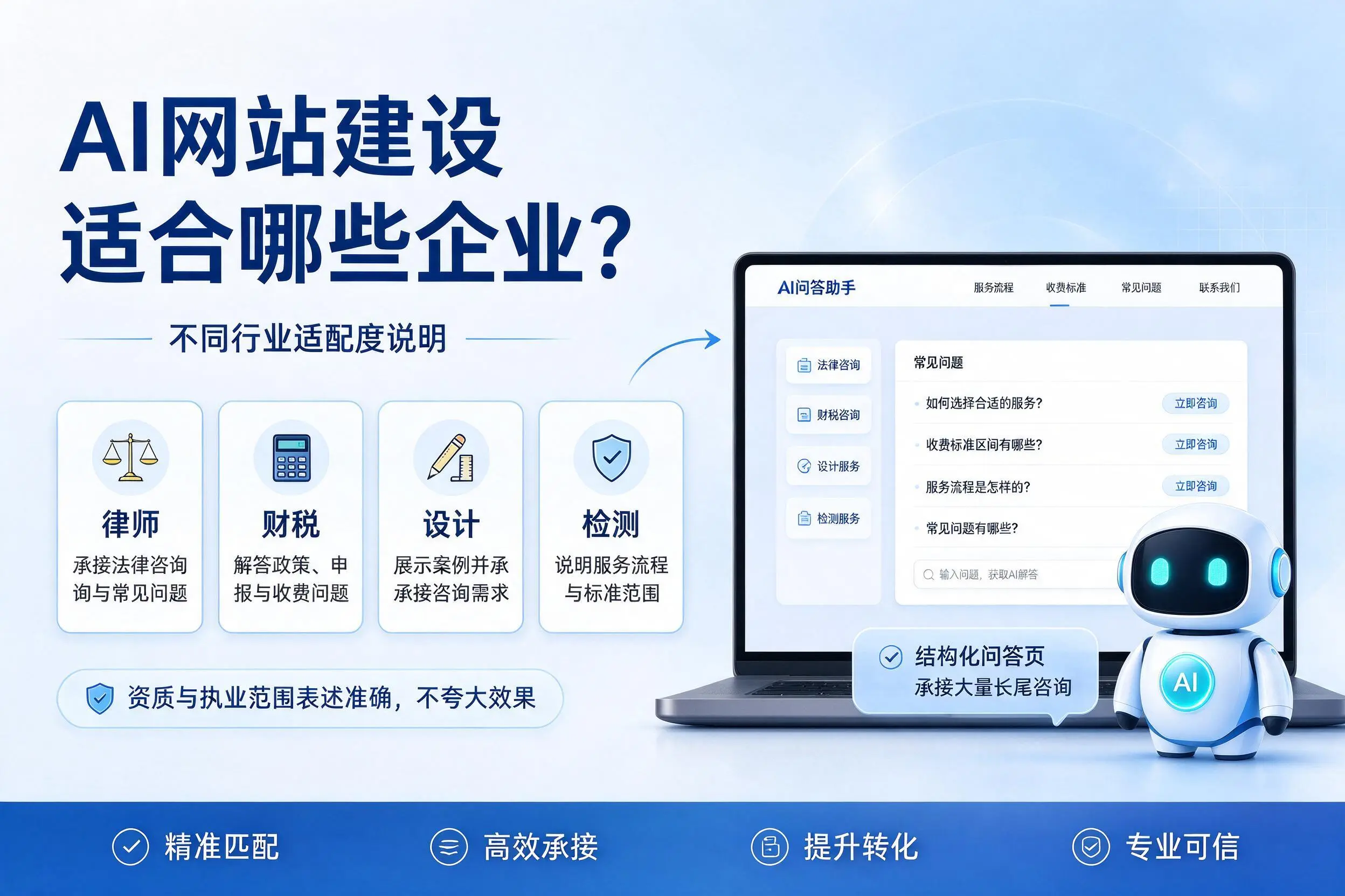 AI网站建设适合哪些企业？屯昌不同行业适配度说明